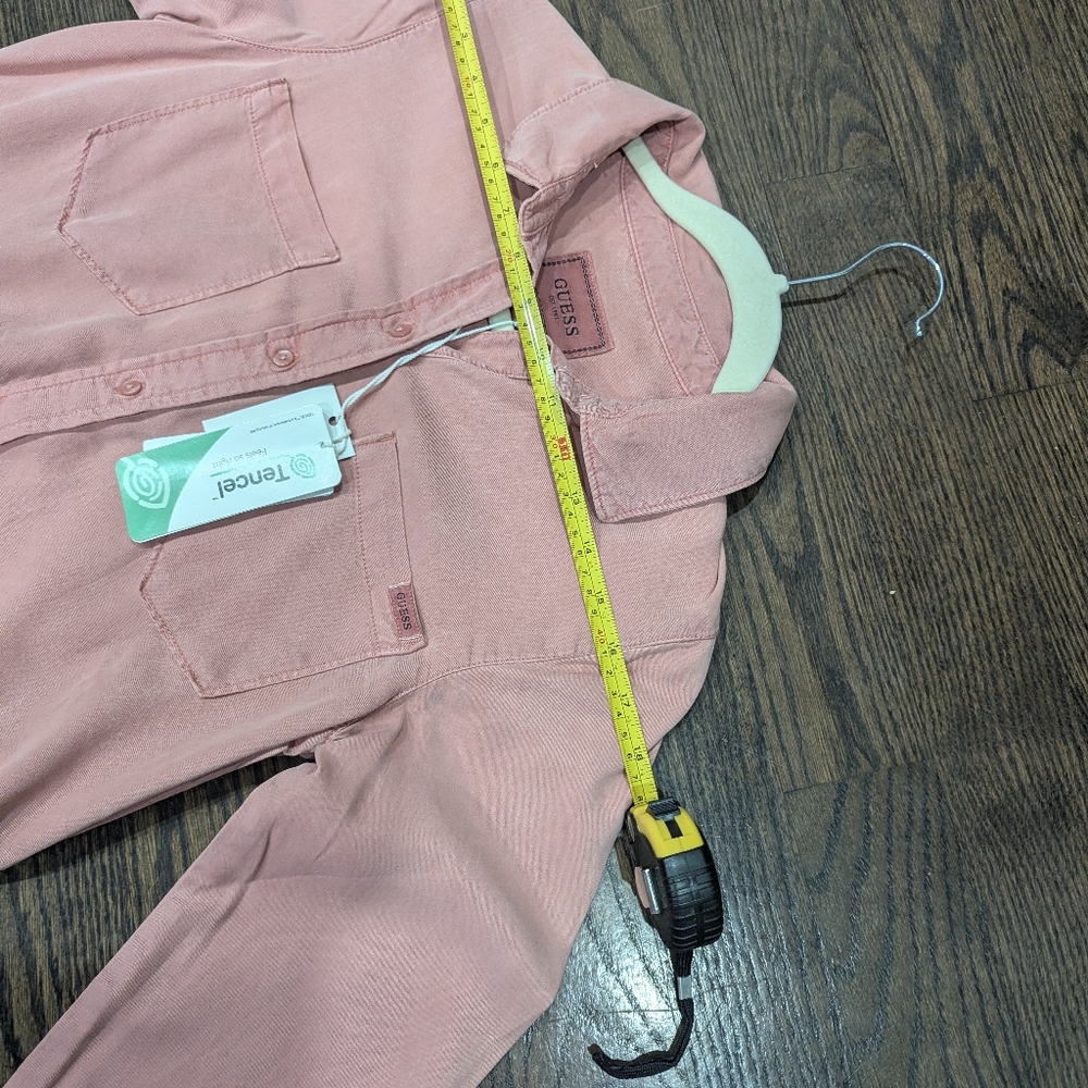 Guess Pink Button-Up Shirt Dress - Picture 9 of 9